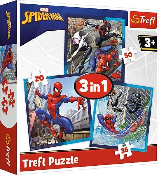 3 in 1 Puzzle - Spiderman