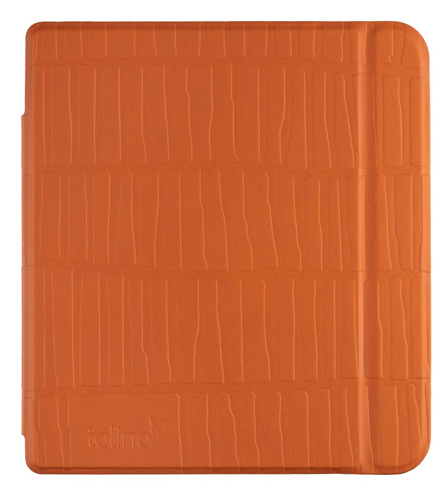 tolino vision color - Tasche Slim - Orange Vertical Lines