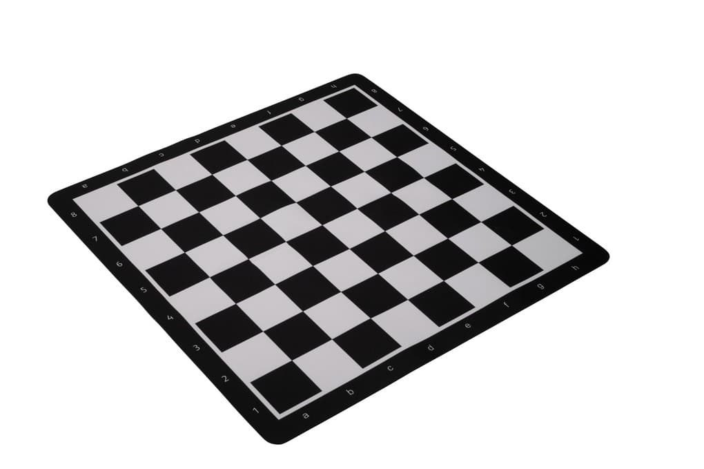Philos 2502 - Schachbrett rollbar, Feld 55 mm, Kunststoff, schwarz weiß