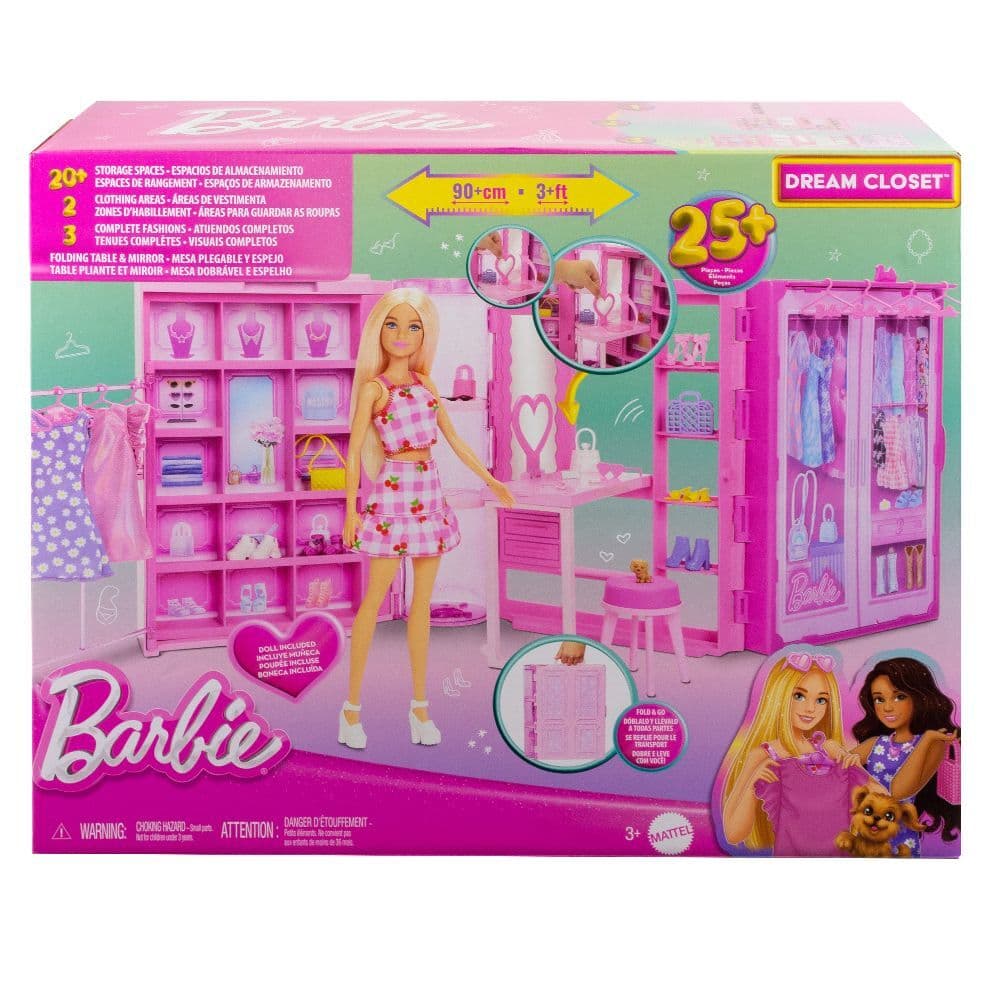 Barbie Traumkleiderschrank mit Puppe