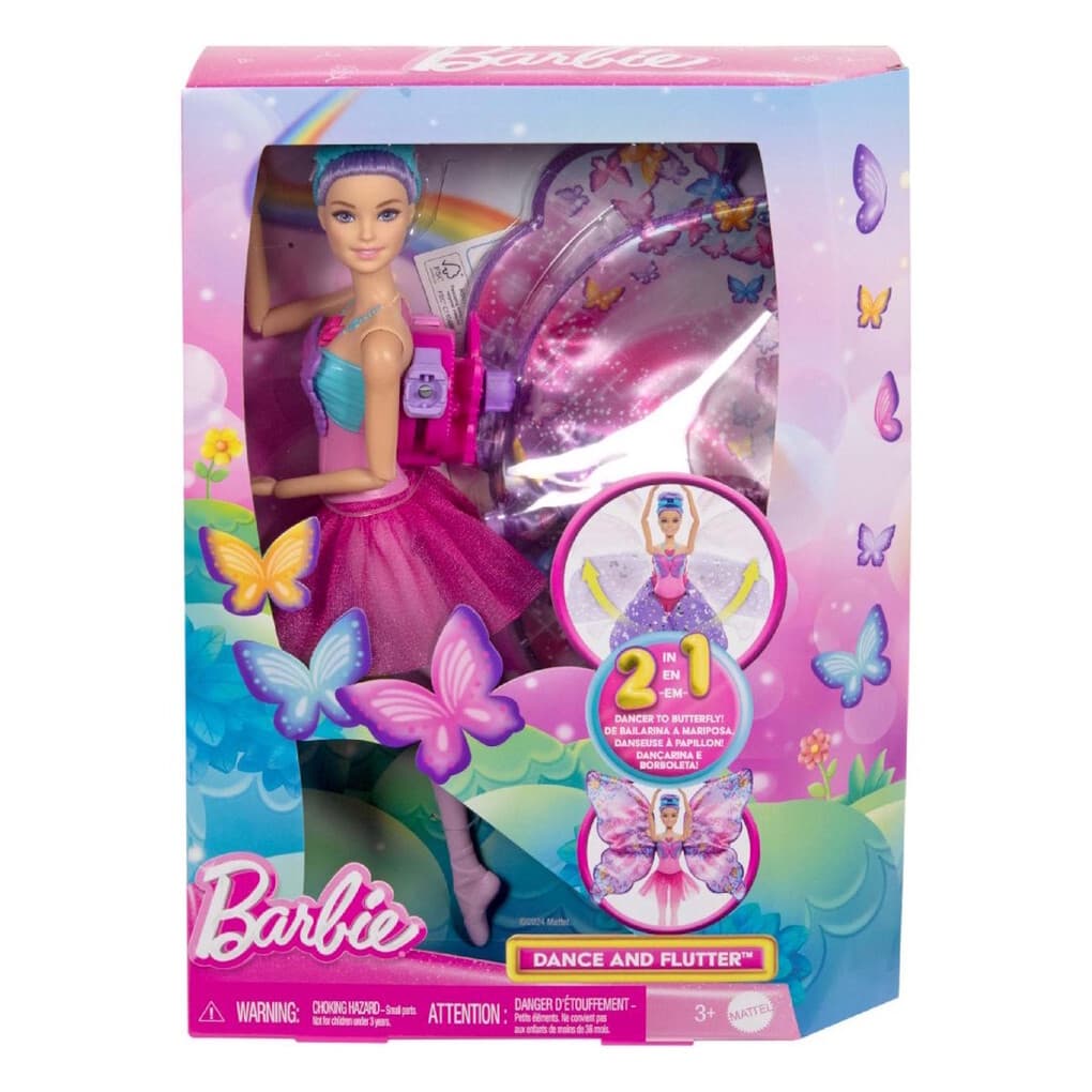 Barbie - Schmetterlings Tänzerin mit 2-In-1-Verwandlung