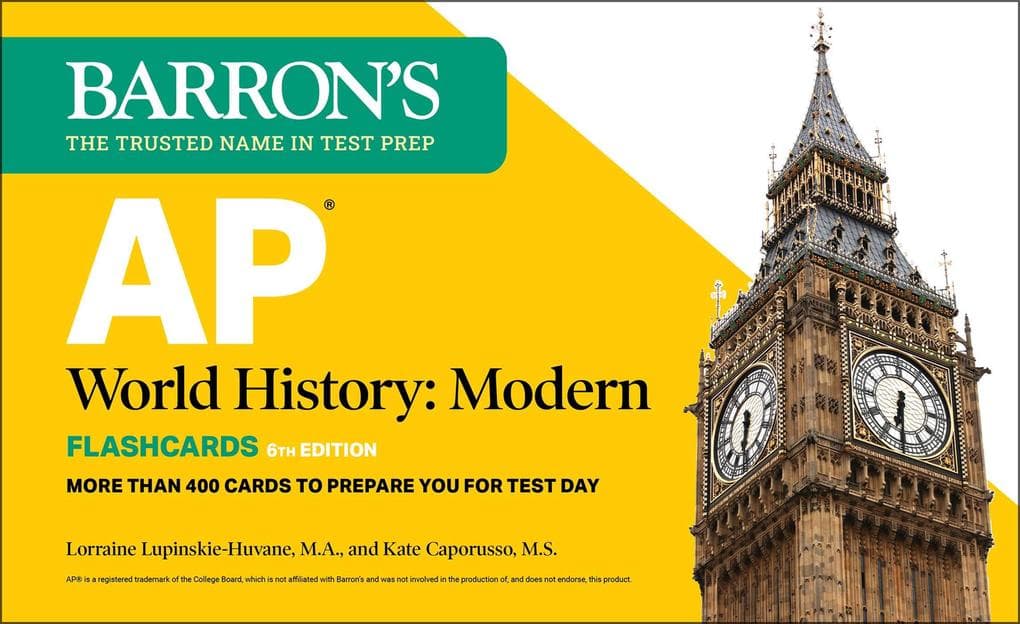 AP World History: Modern Flashcards, Sixth Edition