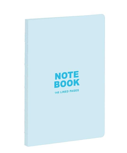 Teneues - A5 Notebook: Pastel Blue, 140 Lined Pages, Raw Sewn Spine, Lays Flat