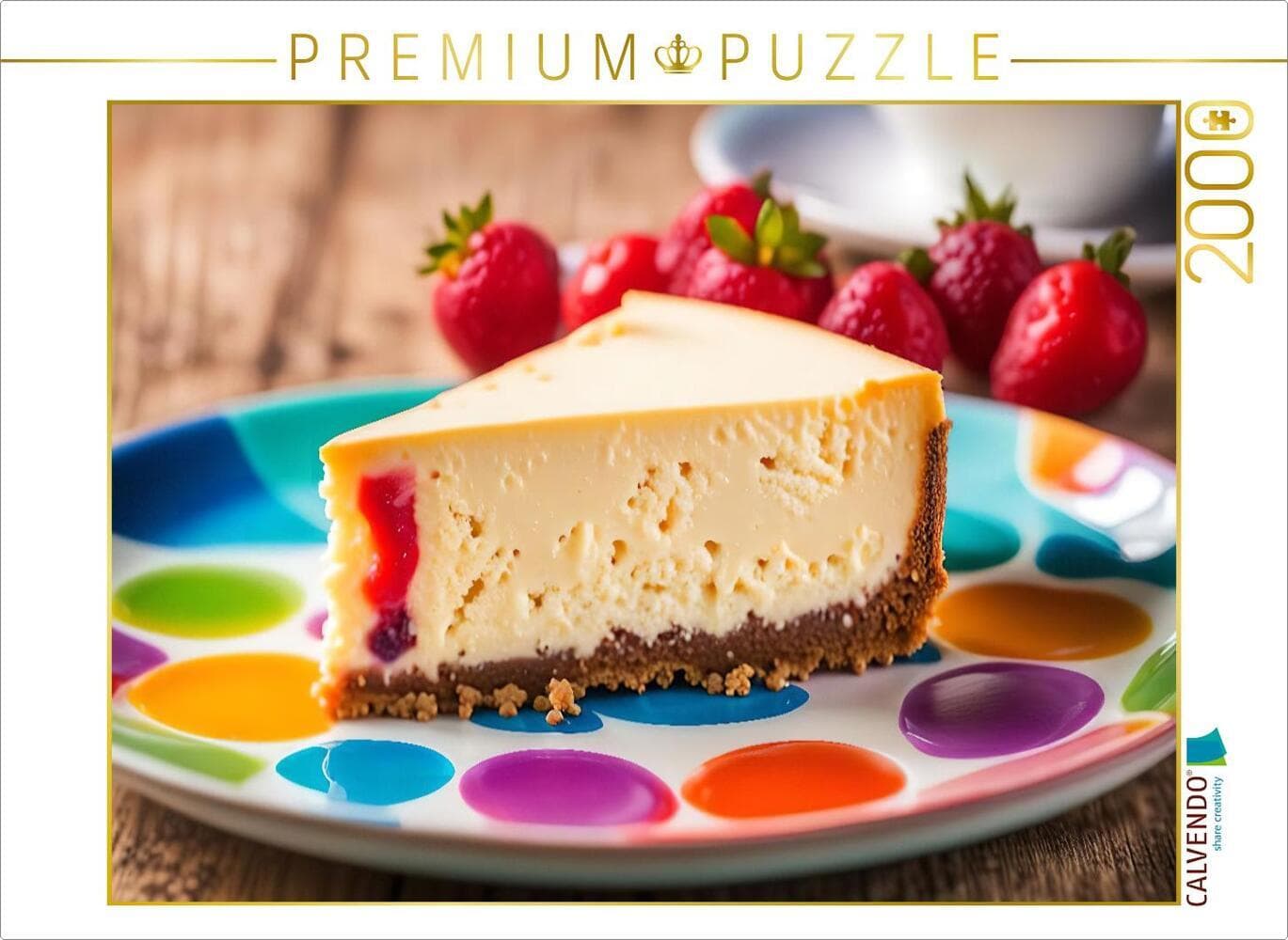 CALVENDO Puzzle Cheesecake | 2000 Teile Lege-Größe 90x67cm Foto-Puzzle für glückliche Stunden