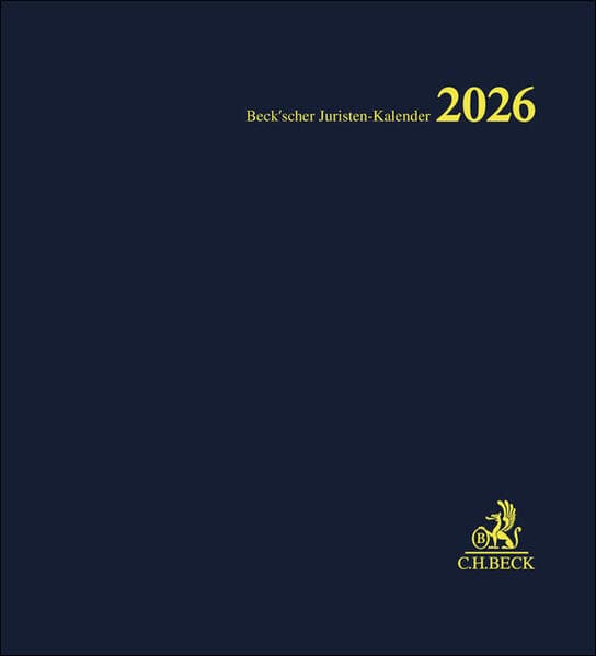 Beck'scher Juristen-Kalender 2026