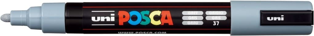uni-ball Marker uni POSCA PC-5M grau