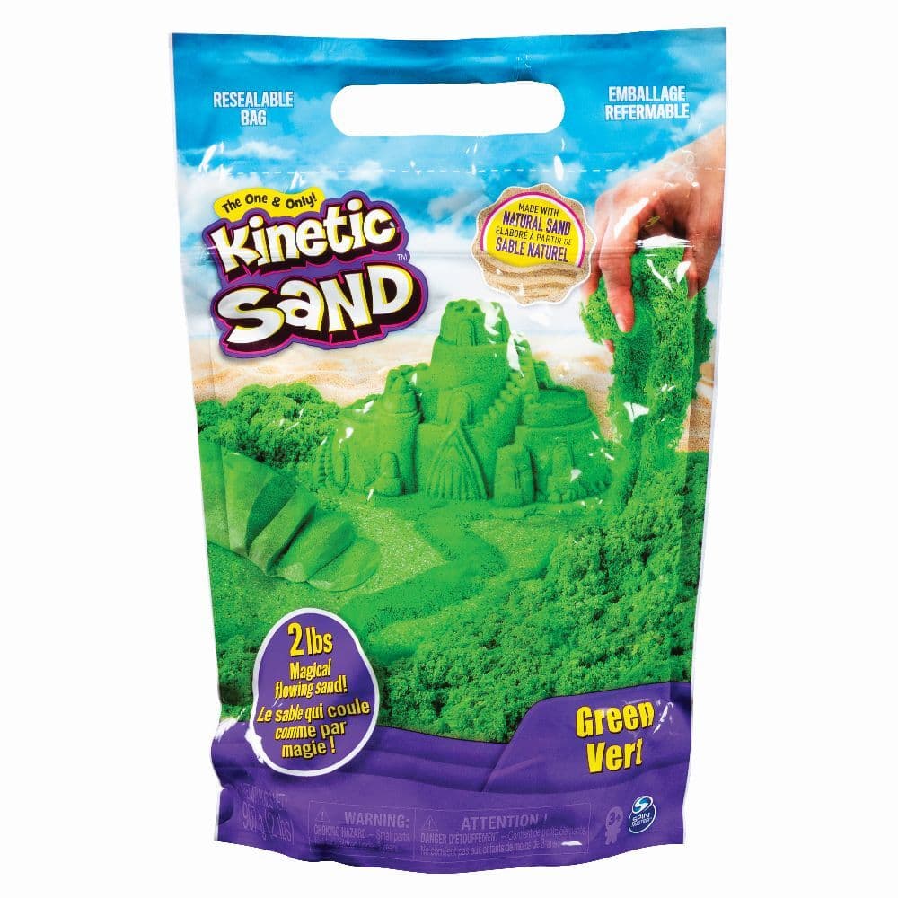 Spin Master - Kinetic Sand - Colour Bag Grün (907g)