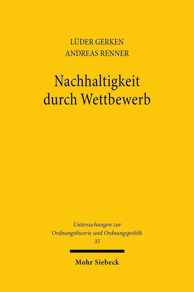 Nachhaltigkeit durch Wettbewerb