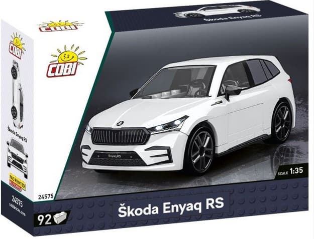 COBI 24575 - Skoda Enyaq RS, Maßstab 1:35, Bausatz, 92 Klemmbausteine