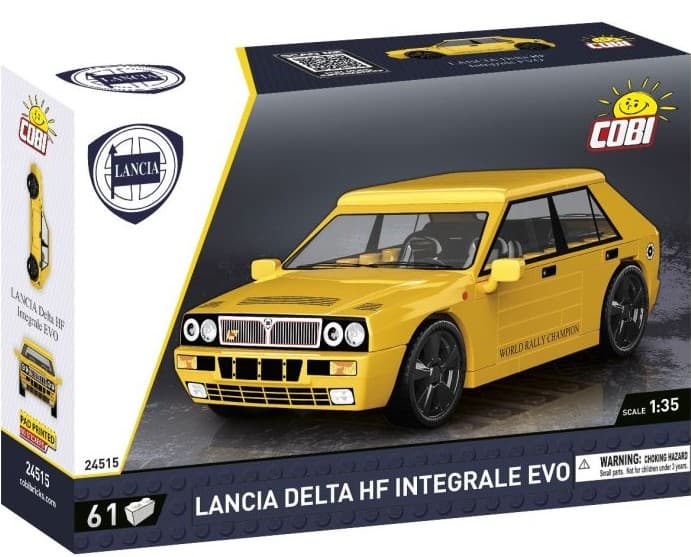 COBI 24515 - Lancia Delta HF Integrale EVO 1991, Maßstab 1:35, Bausatz, 61 Klemmbausteine