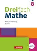 Dreifach Mathe 8. Schuljahr - Berlin und Brandenburg - Schulbuch mit digitalen Hilfen, Erklärfilmen