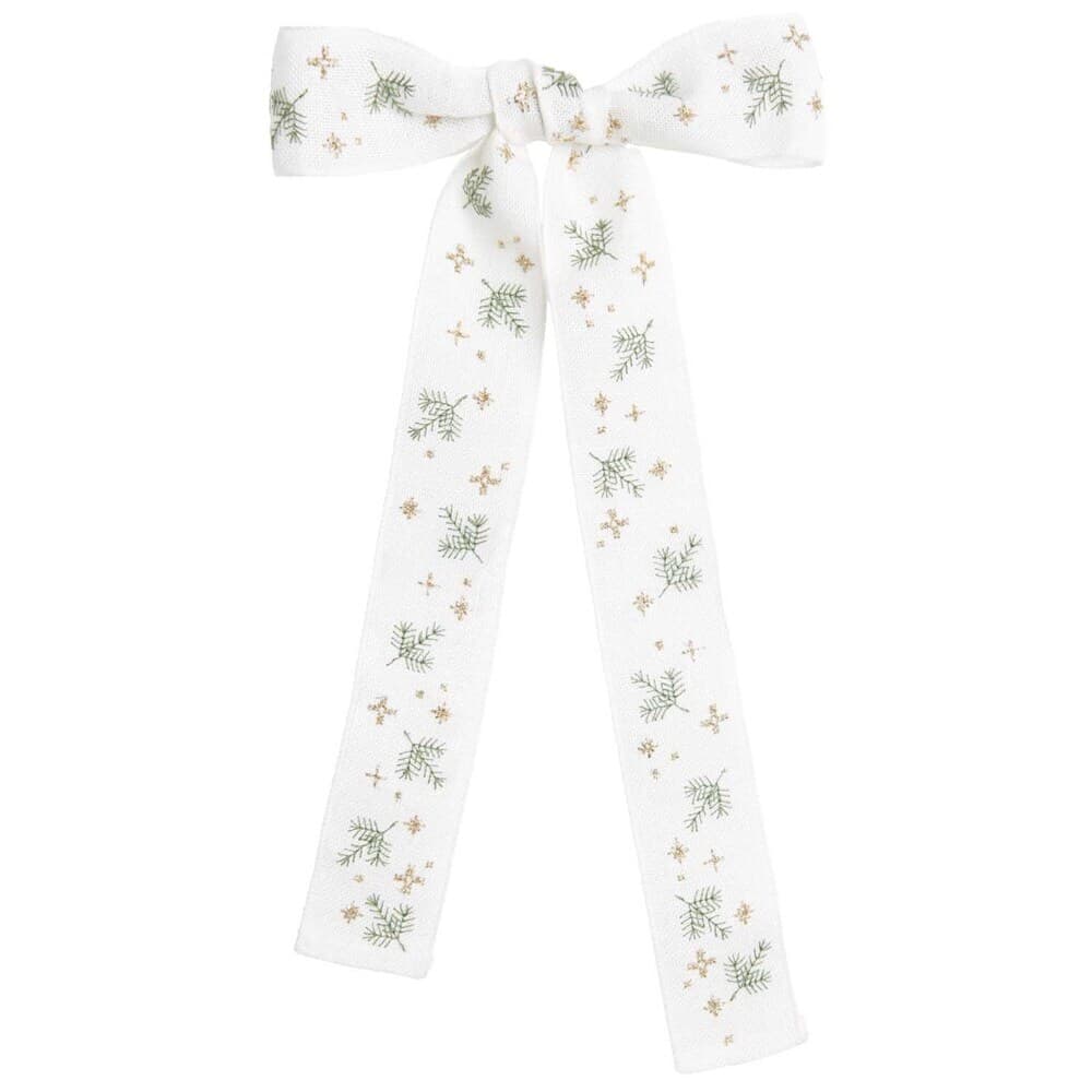 Stickpackung Gezählter Kreuzstich, Schleife Tannenzweig, 4x106cm