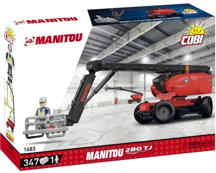 COBI 1683 - Manitou 280TJ, Teleskoplader, Bausatz, 347 Bauteile