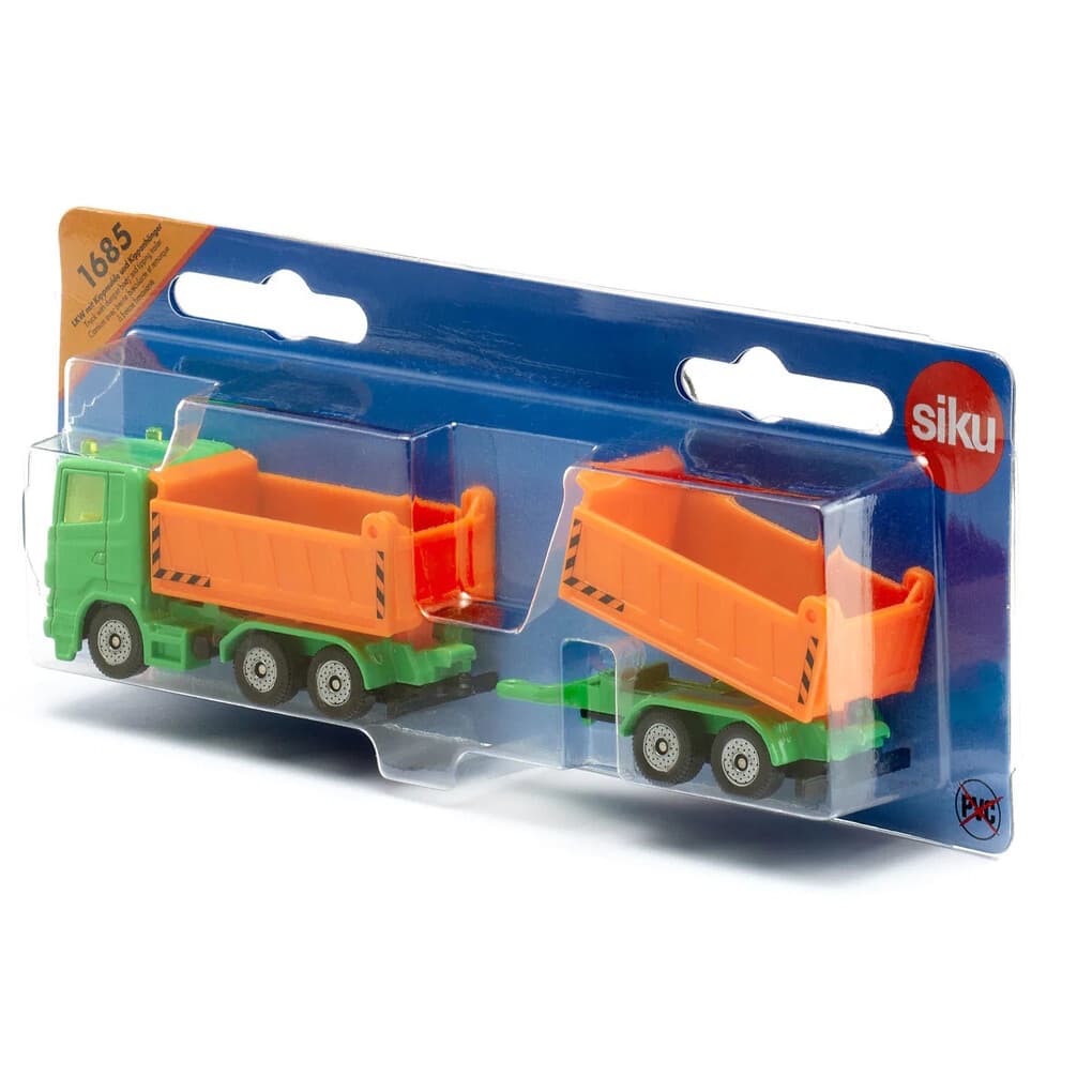 SIKU - LKW mit Kippmulde und Kippanhänger