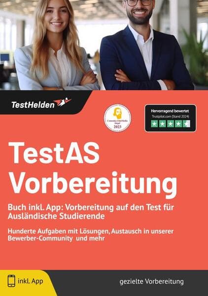 TestAS Vorbereitung - Buch inkl. App: Vorbereitung auf den Test für Ausländische Studierende: Hunder