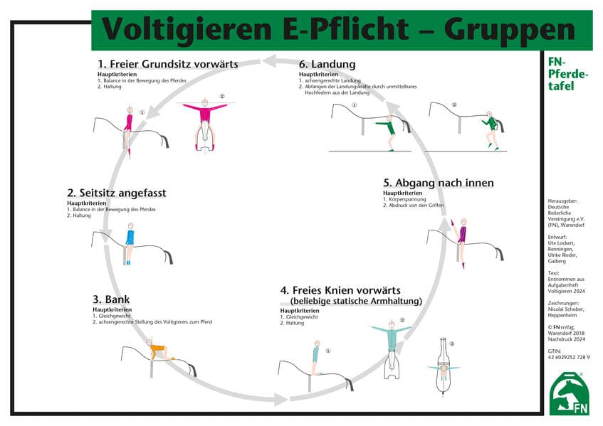 Voltigieren E-Pflicht - Gruppen