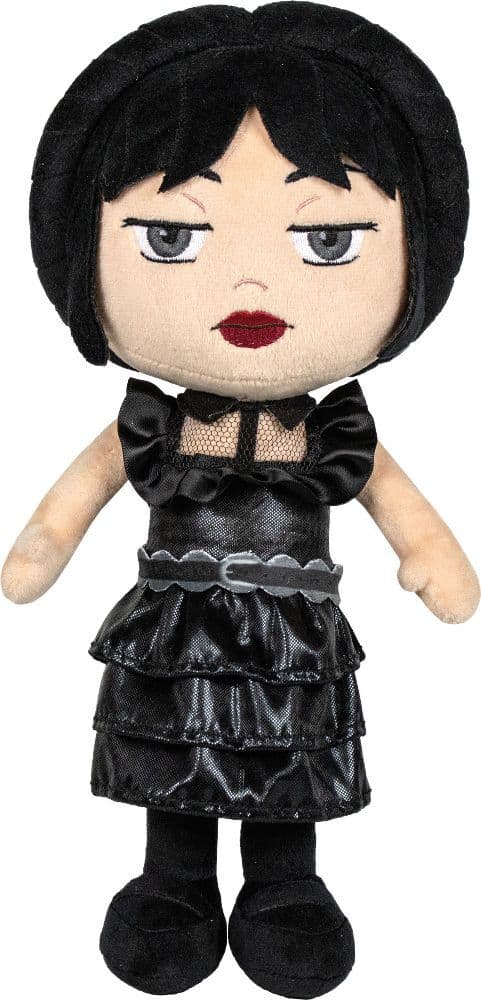 Schmidt Spiele 42833 - Wednesday, Wednesday Addams im Ballkleid, 33 cm, Plüsch