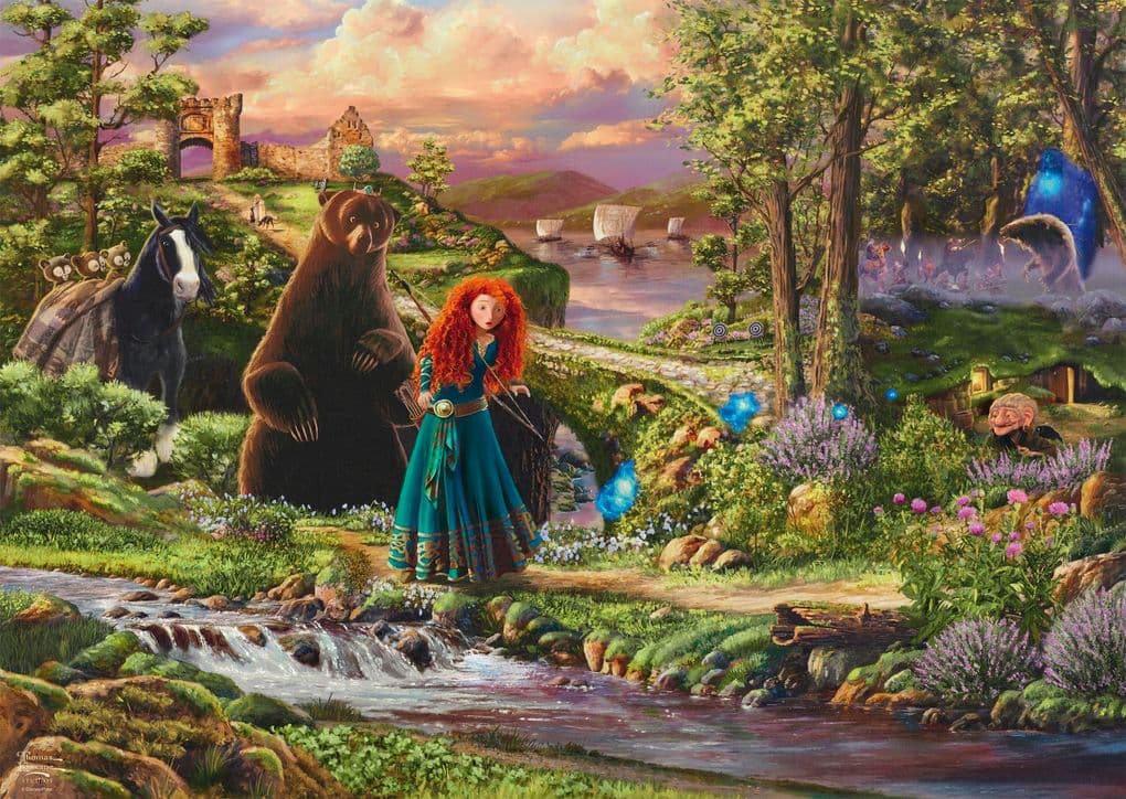 PU1000T.Kinkade Disney, Brave, Merida