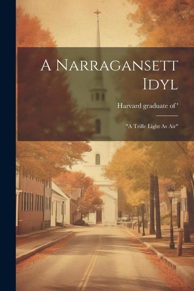 A Narragansett Idyl: "a Trifle Light As Air"