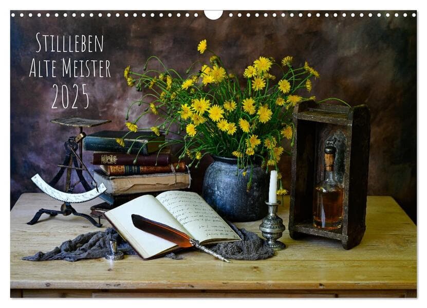 Stillleben Alte Meister (Wandkalender 2025 DIN A3 quer), CALVENDO Monatskalender