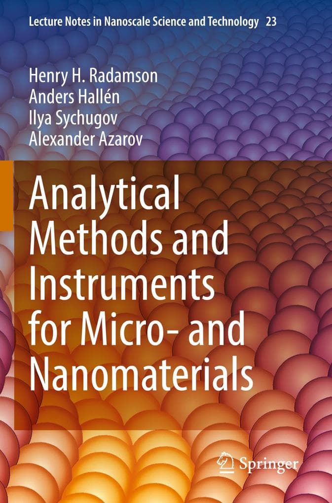 Analytical Methods and Instruments for Micro- and Nanomaterials