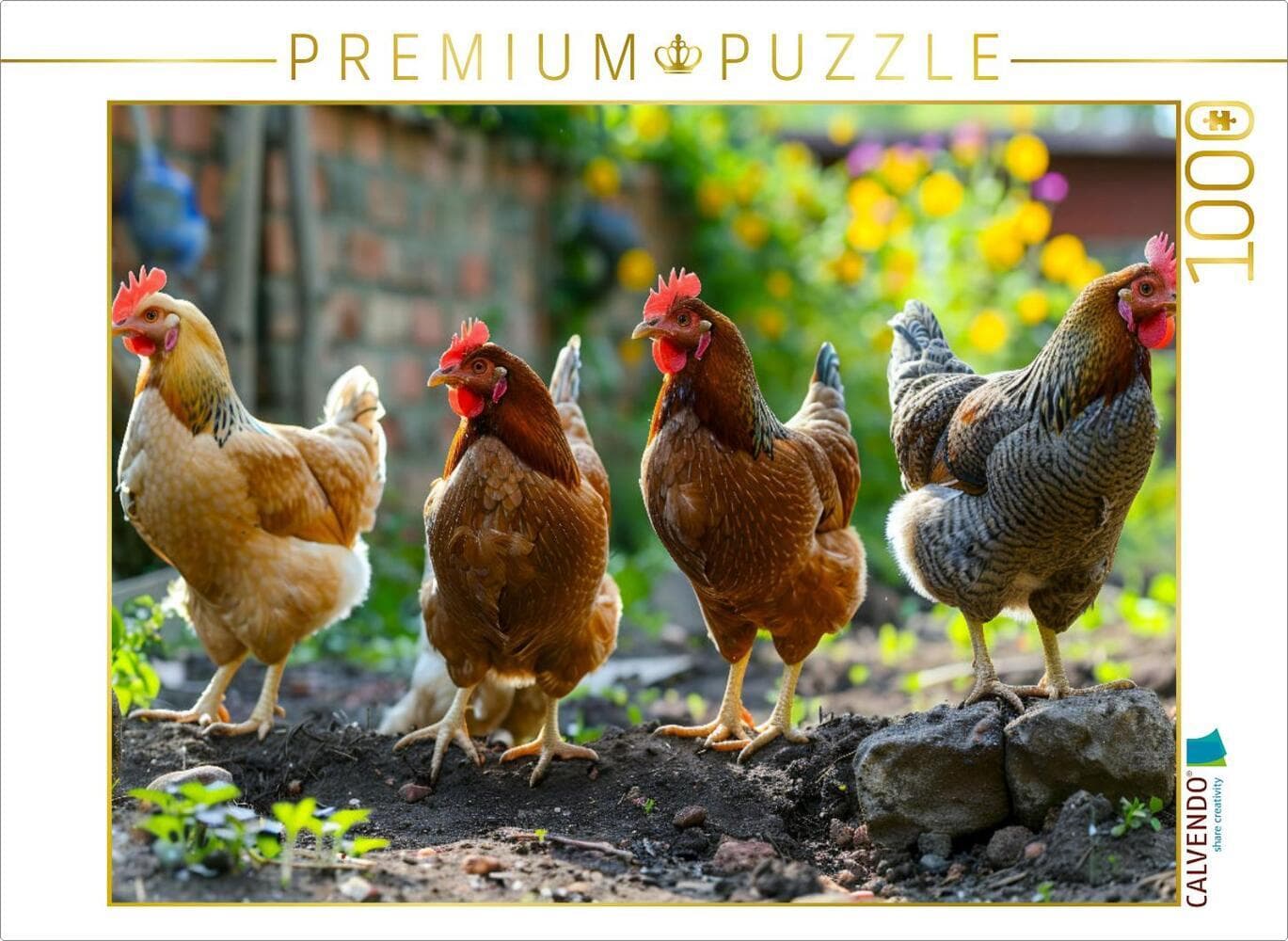 CALVENDO Puzzle Was ist hier los | 1000 Teile Lege-Größe 64x48cm Foto-Puzzle für glückliche Stunden