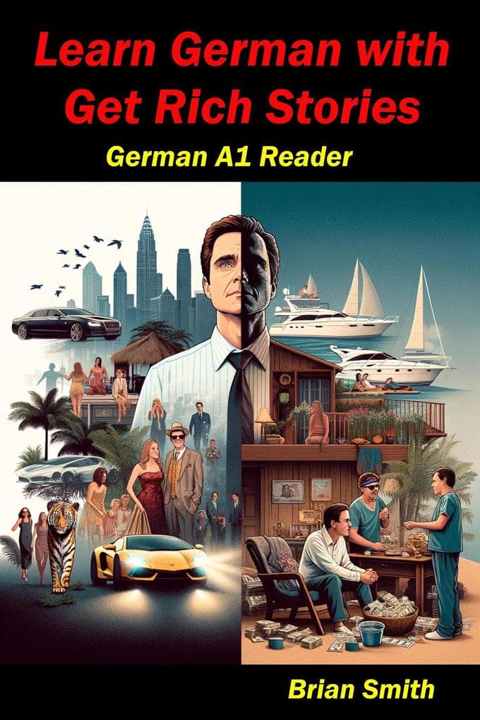 Learn German with Get Rich Stories (German Graded Readers, #4)