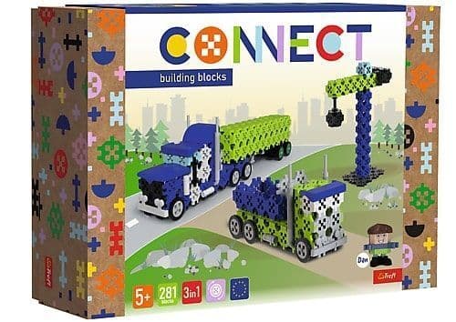 CONNECT L - Sattelschlepper / LKW + Kran 281 Teile + Anleitung