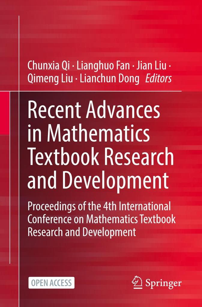 Recent Advances in Mathematics Textbook Research and Development