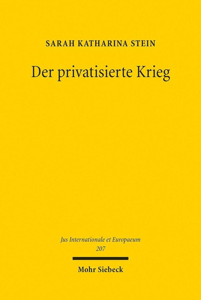 Der privatisierte Krieg