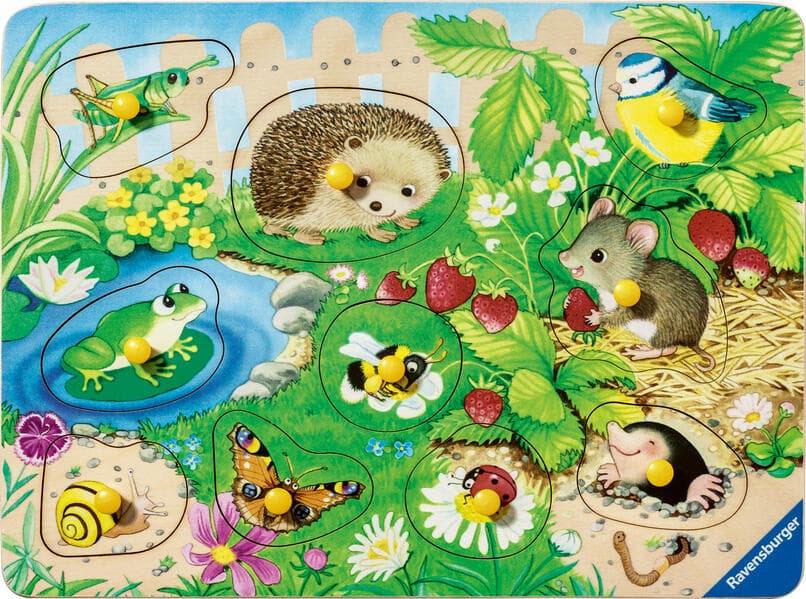 Kinderpuzzle 10 Teile - Meine Gartenfreunde