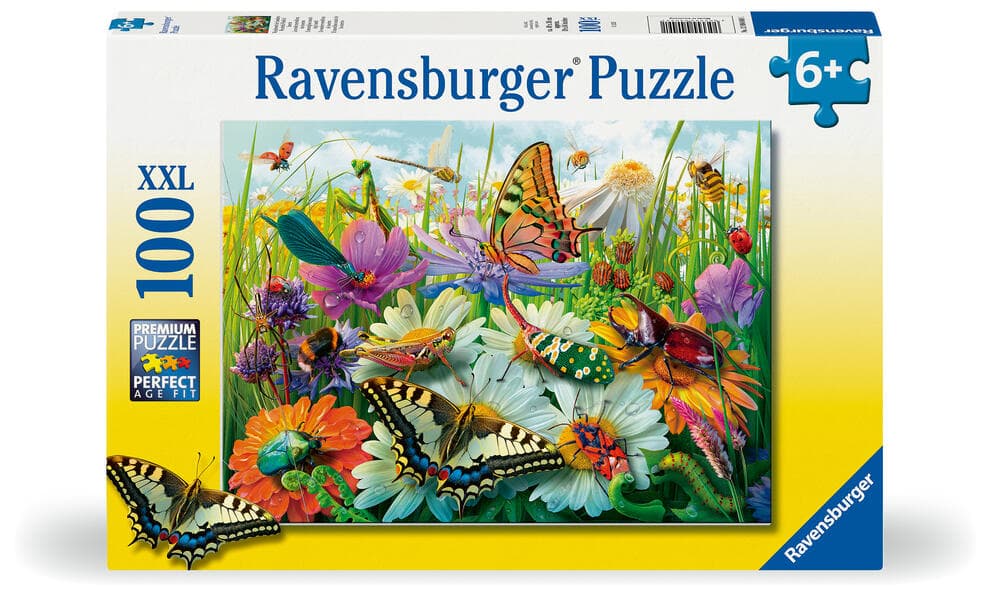 Kinderpuzzle 100 XXL Teile - Wunderwelt der Insekten