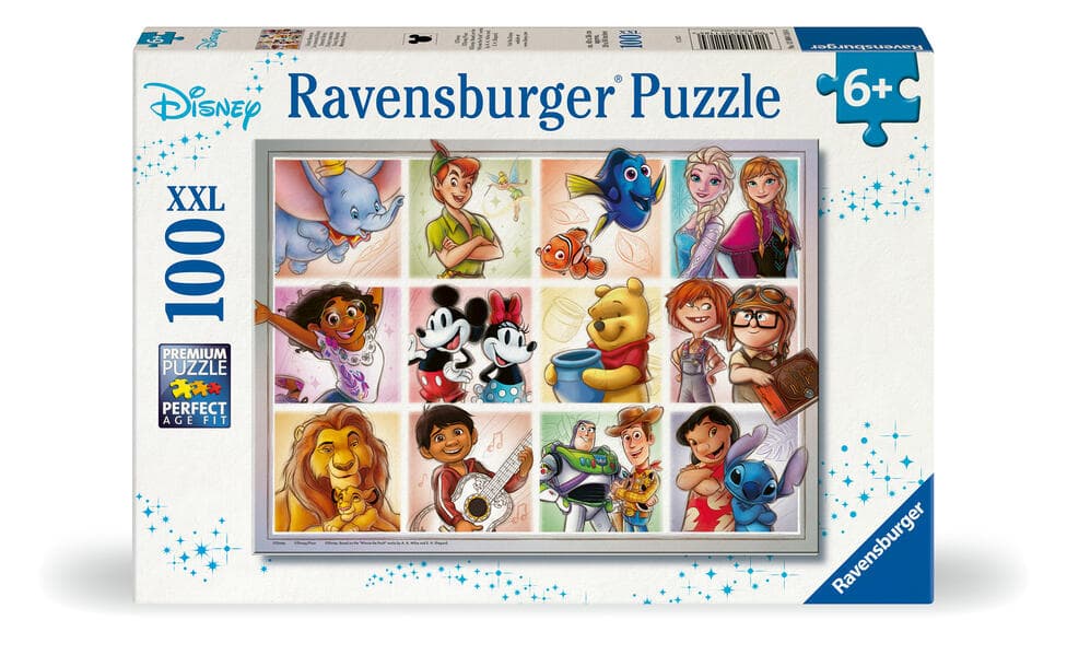 Kinderpuzzle 100 XXL Teile - Disney Classics - Disney Momente