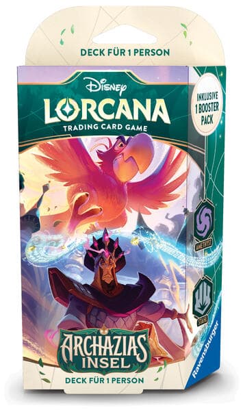 Disney Lorcana: Archazias Insel - Einzelspieler Deck Amethyst und Stahl (Deutsch)