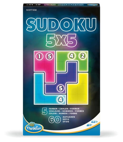 ThinkFun Sudoku 5x5 - Logikspiel ab 8 Jahre