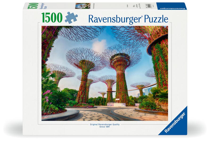 Erwachsenenpuzzle 1500 Teile - Garten an der Bucht in Singapur