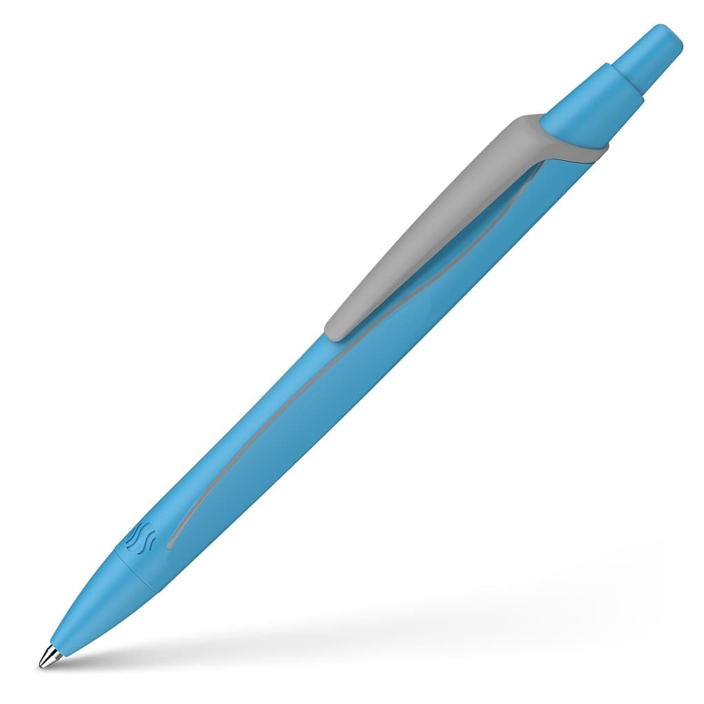Schneider Kugelschreiber Reco neon blau, Mine Eco 725 M blau