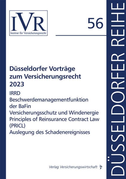 Düsseldorfer Vorträge zum Versicherungsrecht 2023