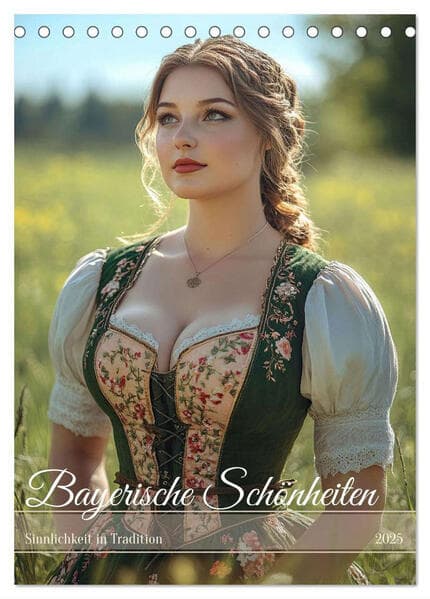 Bayerische Schönheiten (Tischkalender 2025 DIN A5 hoch), CALVENDO Monatskalender
