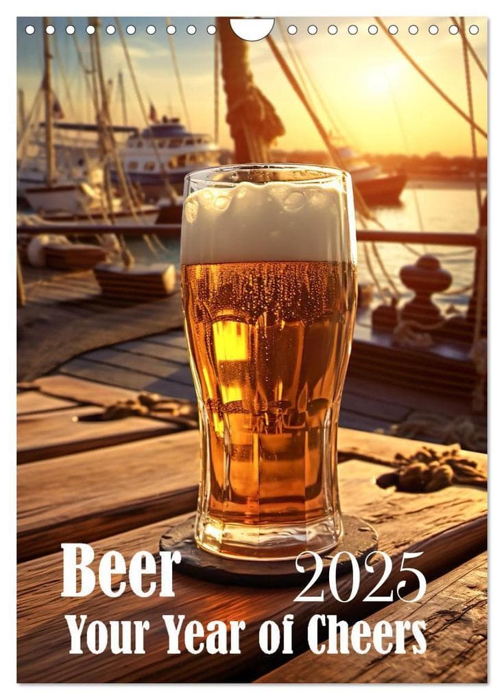 Beer (Wall Calendar 2025 DIN A4 portrait), CALVENDO 12 Month Wall Calendar