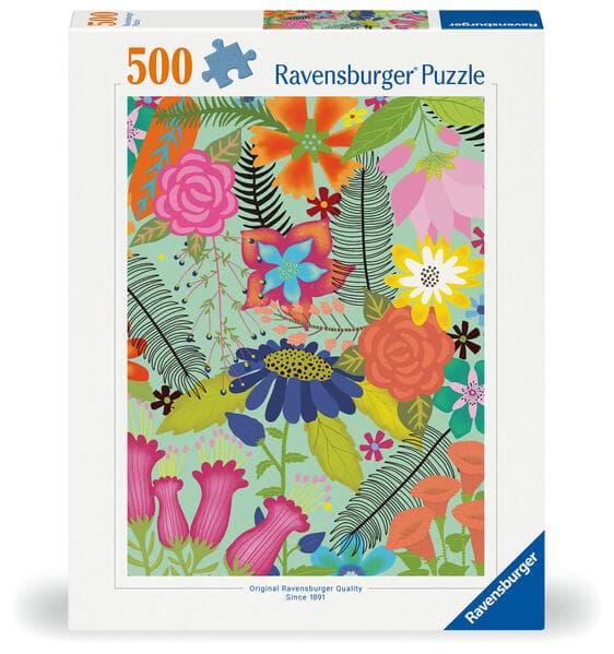 Erwachsenenpuzzle 500 Teile - Blumenjungle