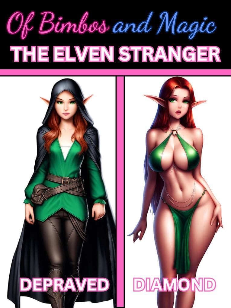 Of Bimbos and Magic: The Elven Stranger (Bimbofication Stories, #2.5)