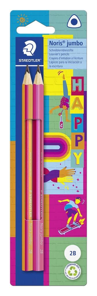 STAEDTLER Schreiblernbleistift Noris jumbo 119 HB, 2er Set