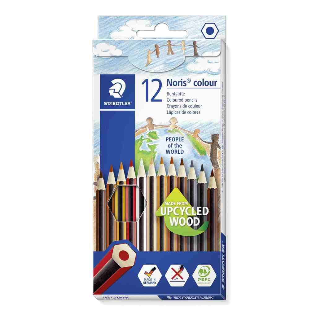 STAEDTLER Buntstifte Noris colour 185 "People of the World", 12er Set Sonderedition