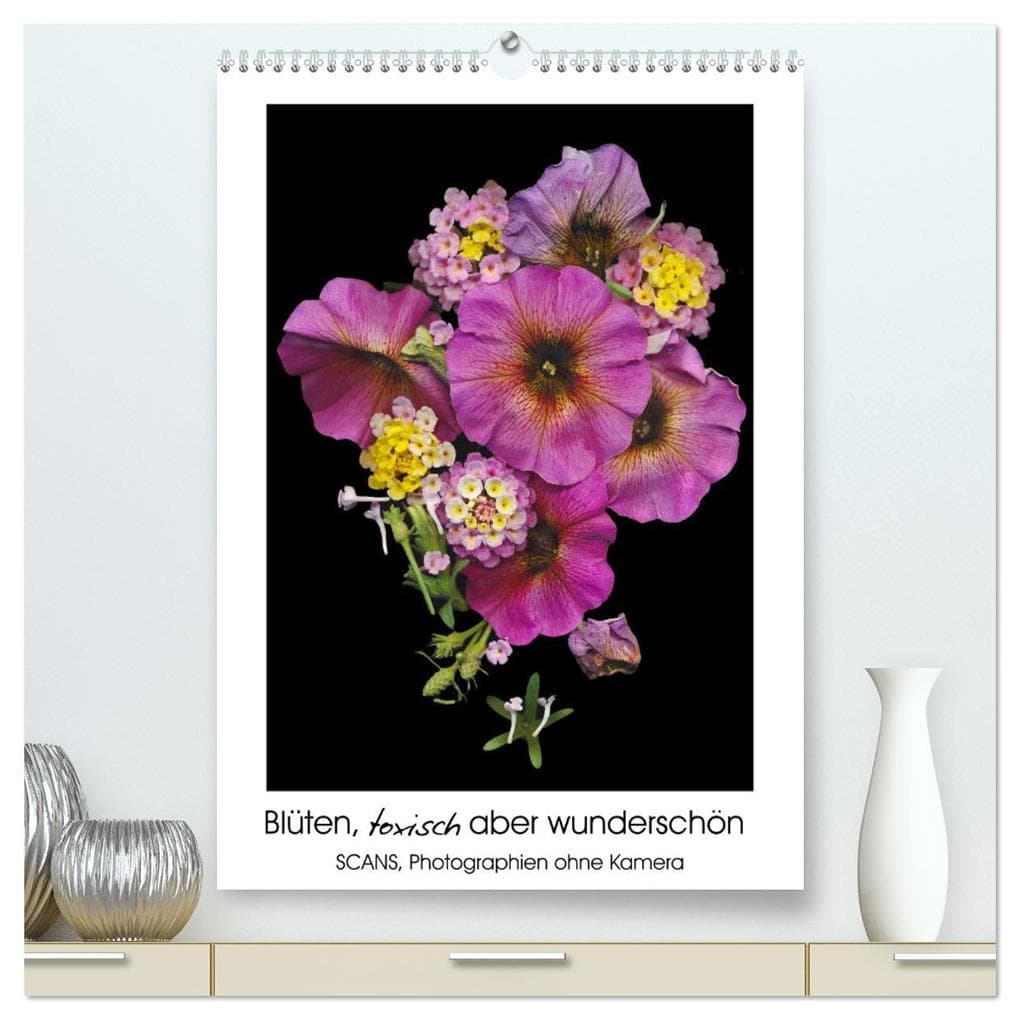 Blüten, toxisch aber wunderschön (hochwertiger Premium Wandkalender 2025 DIN A2 hoch), Kunstdruck in Hochglanz