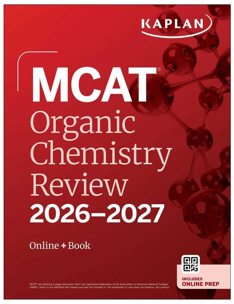 MCAT Organic Chemistry Review 2026-2027