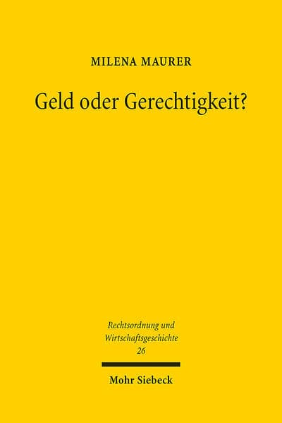 Geld oder Gerechtigkeit?