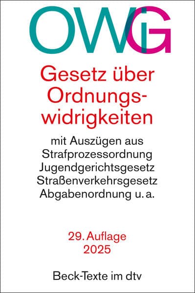 Gesetz über Ordnungswidrigkeiten