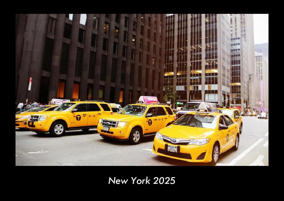 New York 2025 Fotokalender DIN A3
