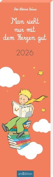 Lesezeichenkalender Der Kleine Prinz. Man sieht nur mit dem Herzen gut 2026